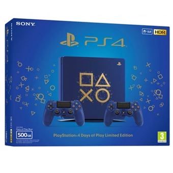 Playstation4 slim 500GB+2 comandos+carregador
