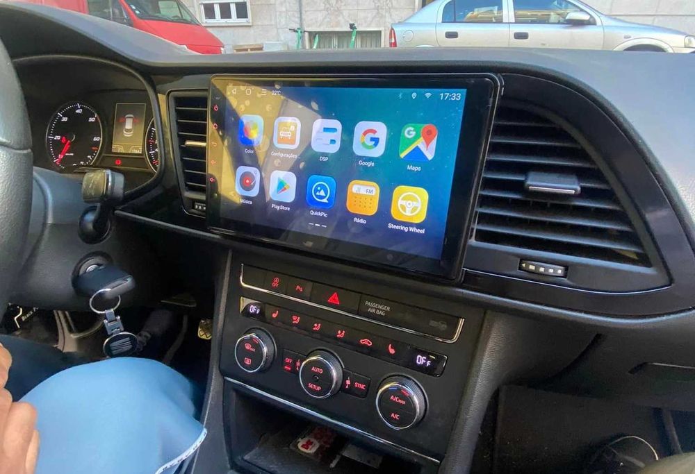 (NOVO) Rádio 2DIN 9" SEAT Leon 5F (De 2012 a 2020) • Android [4+64GB]
