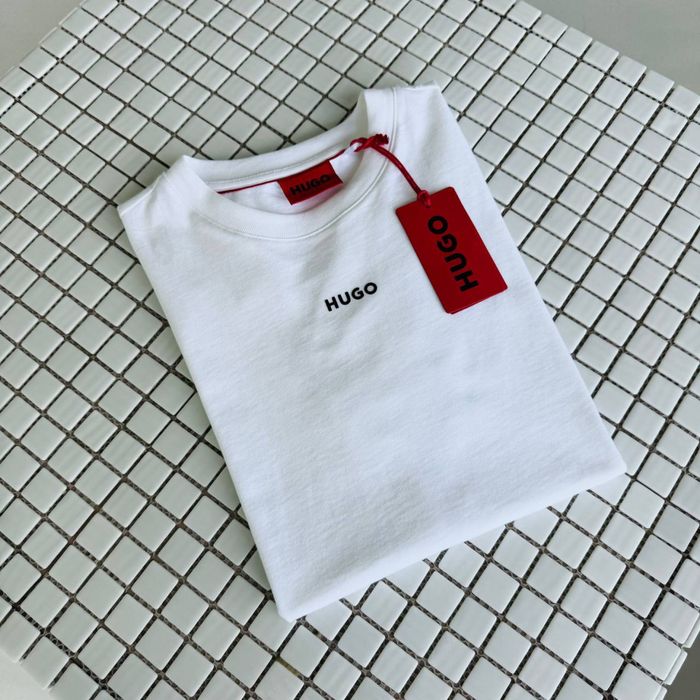 Біла чоловіча футболка Hugo Boss Original