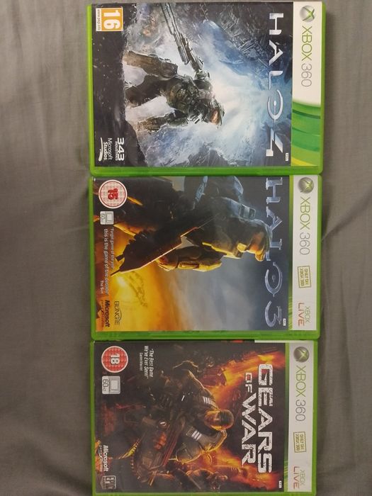 Xbox 360 halo i gears of war