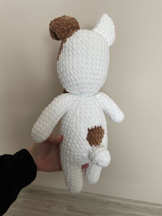 Miś/przytulanka piesek na szydełku -Reksio