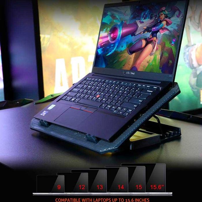 Кулер для ноутбука MeeTion CP3030 до 15.6" охлаждающая подставка