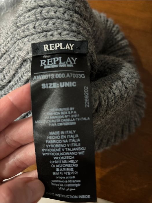 Шапка +рукавички Replay