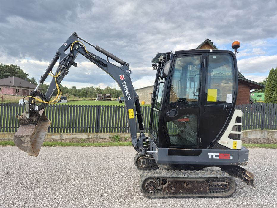 Minikoparka terex tc22 rok 2016