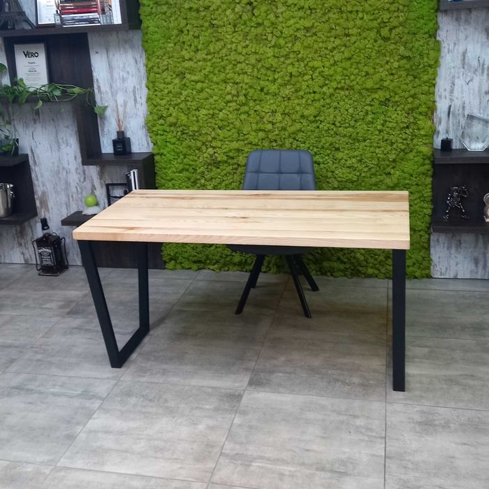 ДОСТАВКА бесплатно! Стол из натурального дерева в стиле Loft