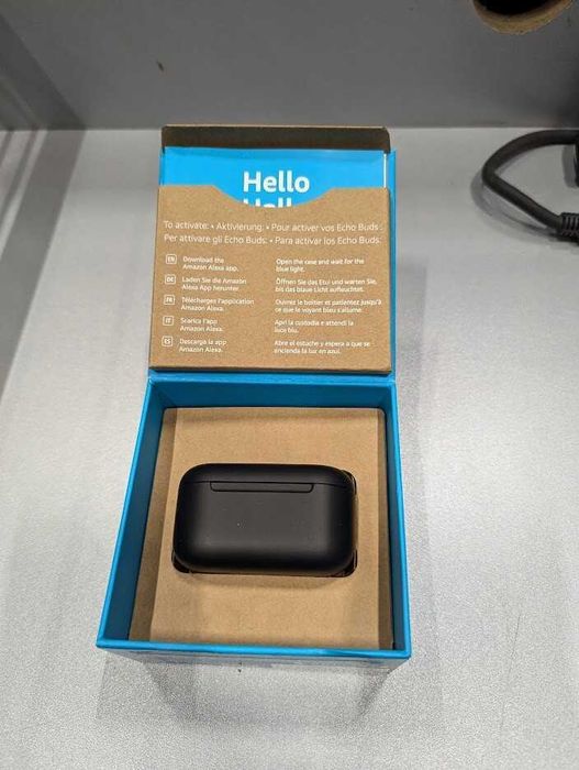 Бездротові навушники TWS Amazon Echo Buds (2nd Gen) Glacier Black NC