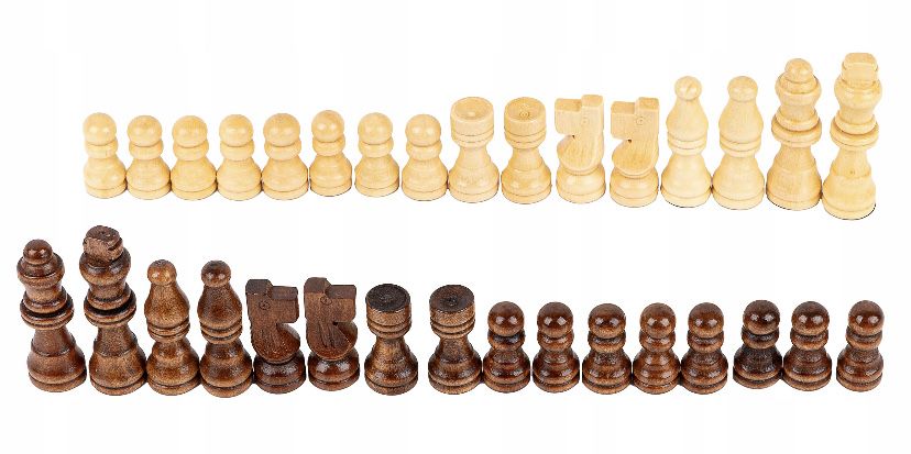 Szachy warcaby drewniane 2w1 prezent