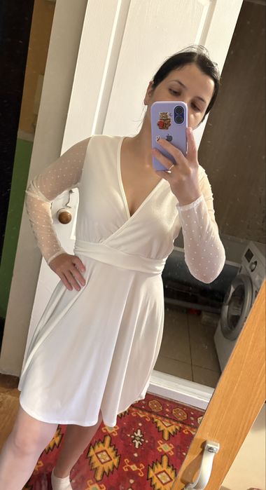 Сукня boohoo  молочного кольору