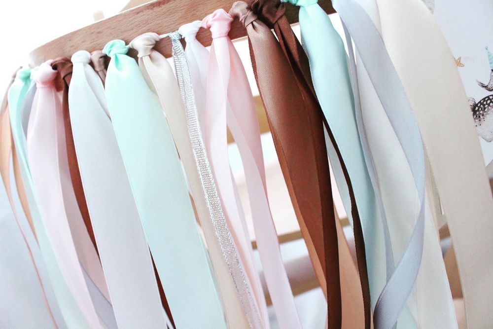 Girlanda urodzinowa na krzesełko banner na roczek dekoracje