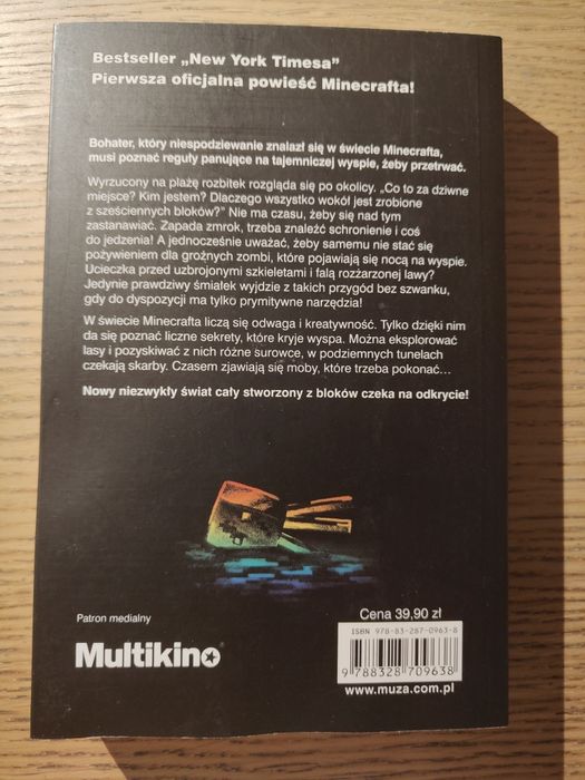 Książka minecraft wyspa