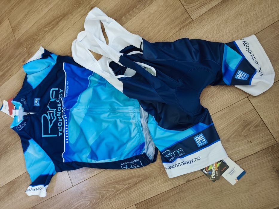 Komplet kolarski firmy SMS Santini. Męski XXXL. Nowy