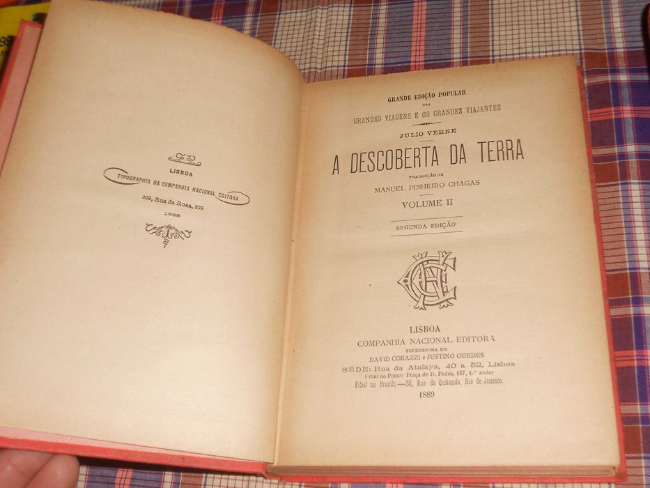 Livros Julio Verne 2a edicao Corazzi, CNE - avulso