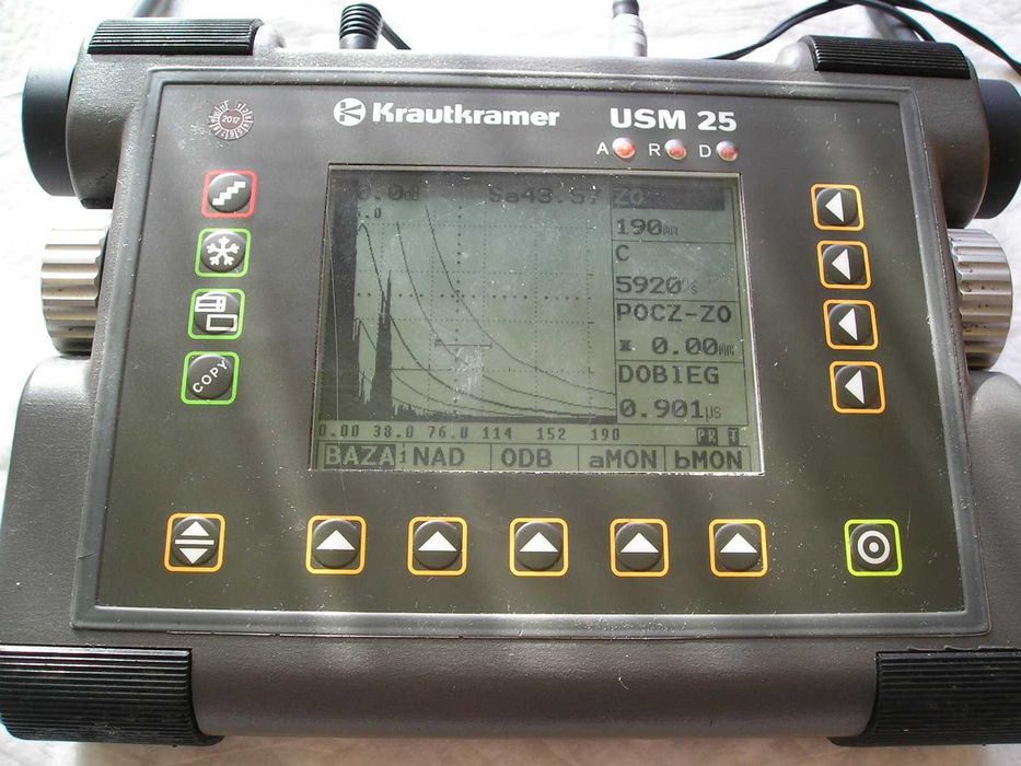 Defektoskop ultradźwiękowy Krautkramer USM25S DGS DAC UT ndt