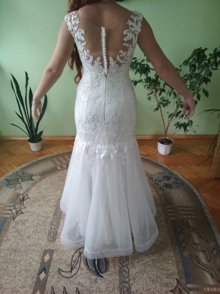 Suknia ślubna - syrenka, rybka Infinity