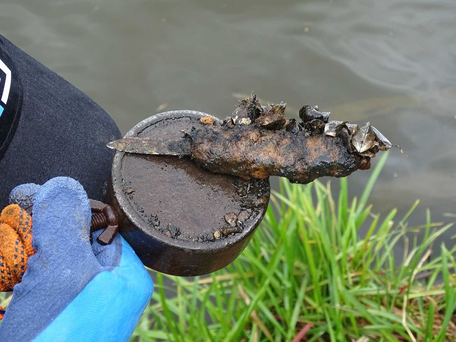 Magnes neodymowy boczny 350kg do poszukiwań F200Gold Magtom