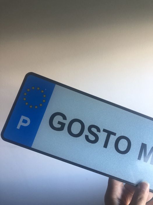Matricula personalizada