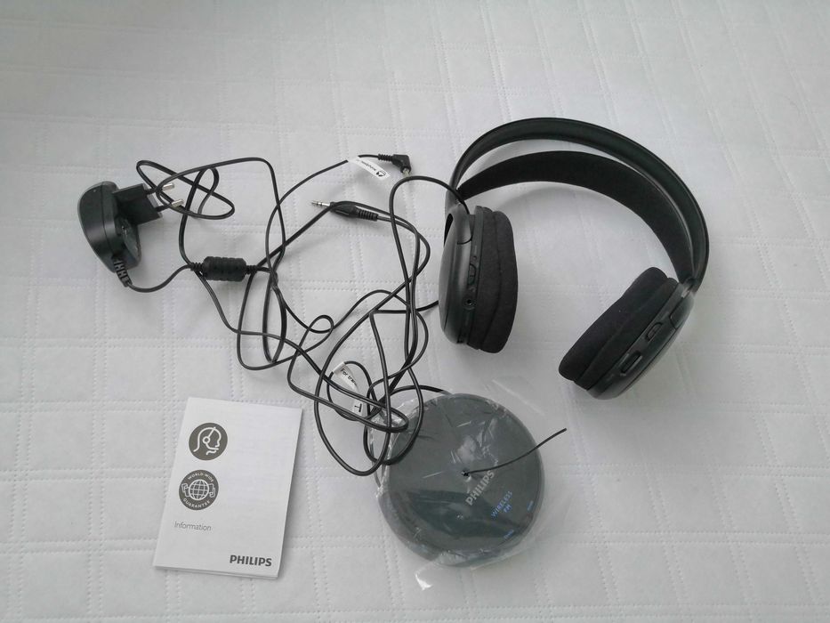Słuchawki bezprzewodowe Philips nauszne radiowe