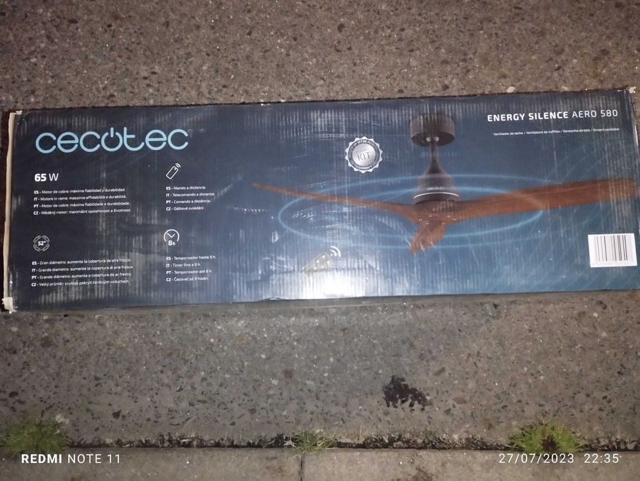 Ventoinha de Teto Cecotec Energysilence Aero 580