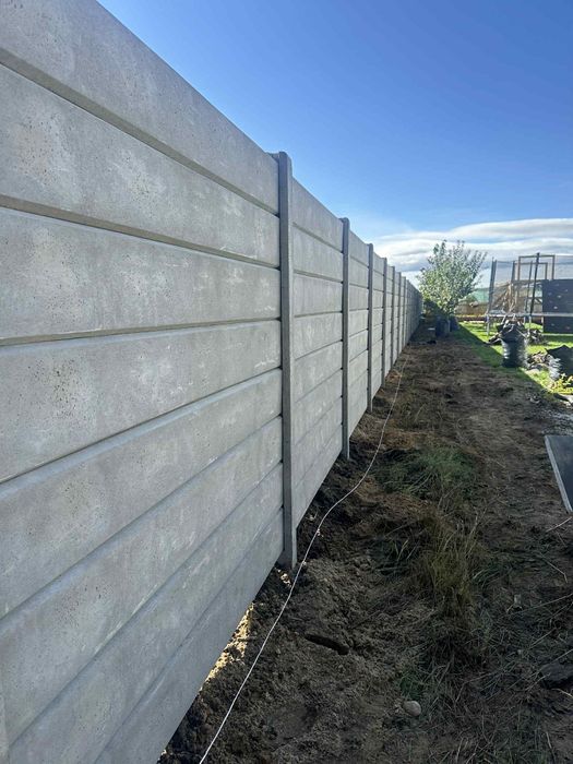 Ogrodzenie betonowe  dwustronne garaz wiata montaz producent