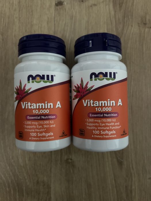 Witamina A 10,000 IU, "NOW" (100 kapsułek)