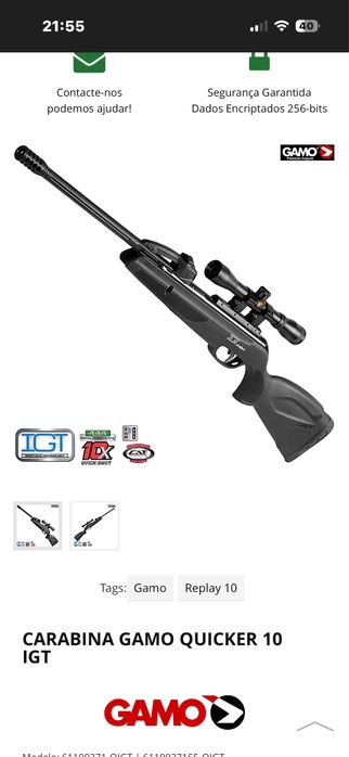 Carabina gamo quiker 10