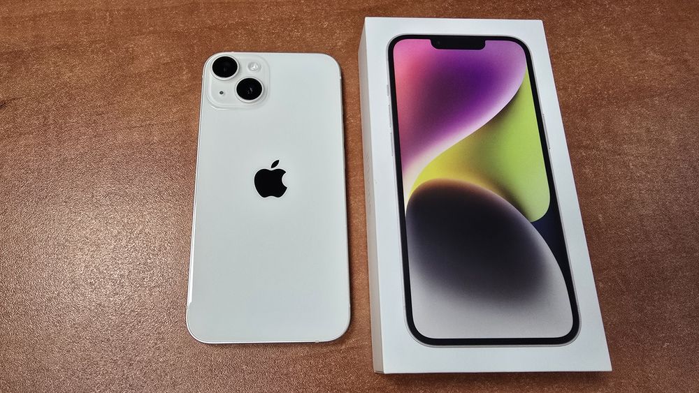 iPhone 14 128GB biały, stan bdb