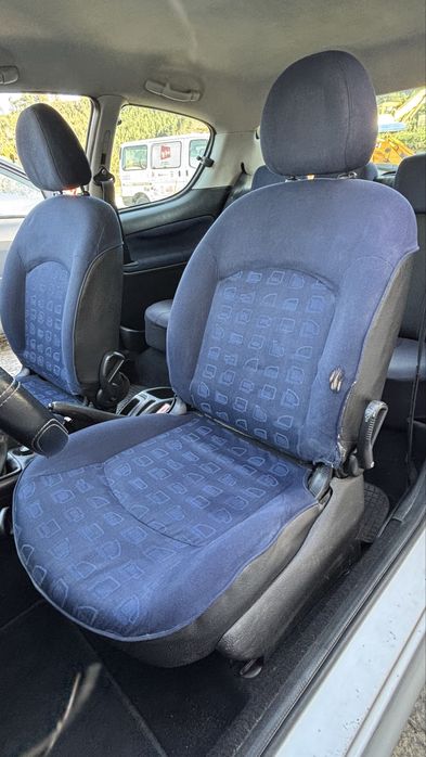 Bancos dianteiros Peugeot 206  – Azuis