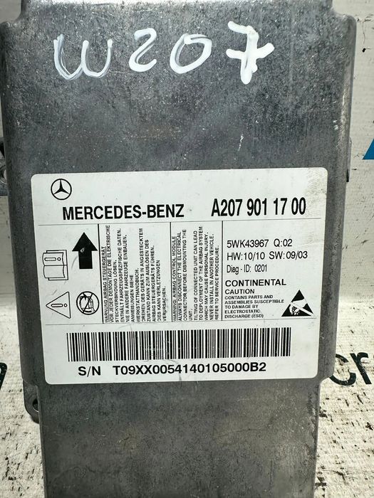 Módulo Centralina Airbag SRS Original Mercedes Benz A2079011700 2009