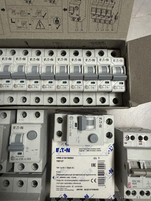 Промышленные автоматы Eaton, Schneider, ETI /кабель