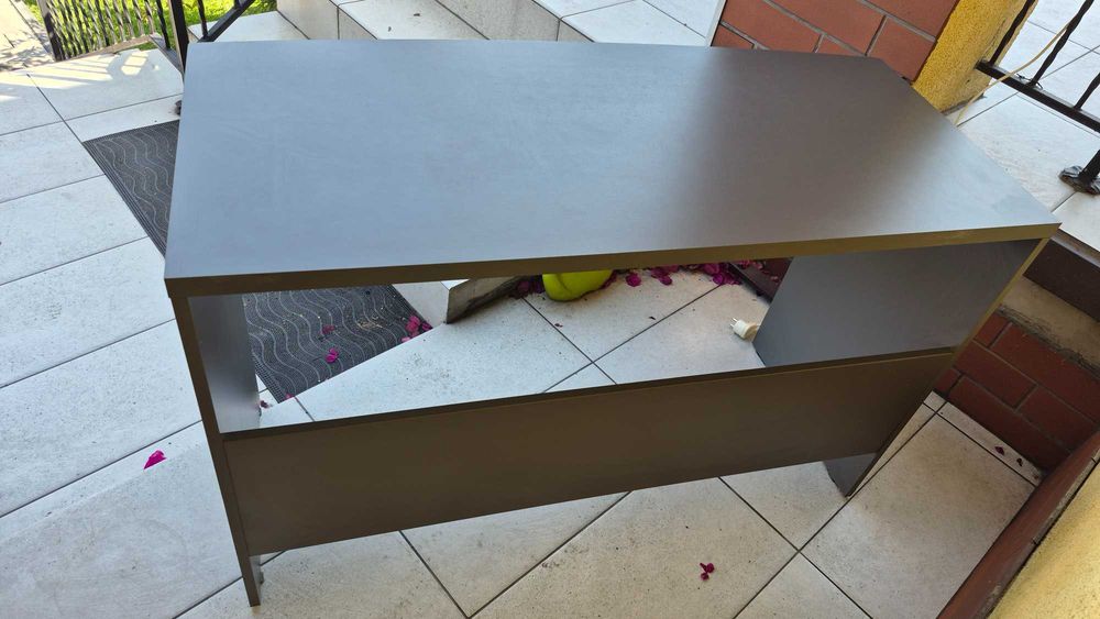 Biurko drewniane Antracyt 50x120x75