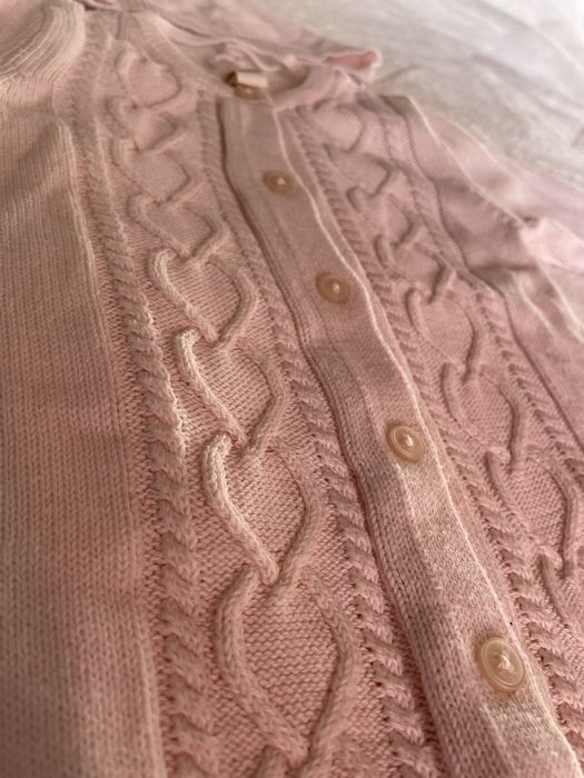 Вʼязаний набір для дівчинки в пологовий, на виписку /0-3 міс