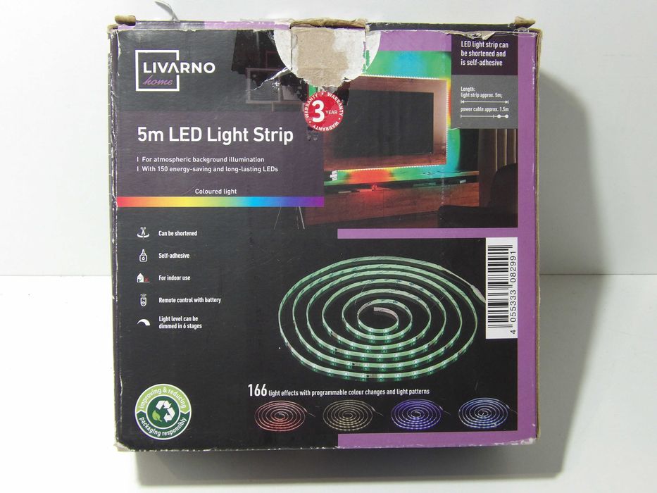 Taśma led 5m livarno kolorowe r4