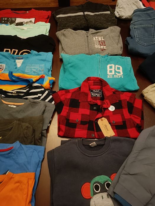 Mega paka ubrań dla chłopca, zestaw ubrań 134