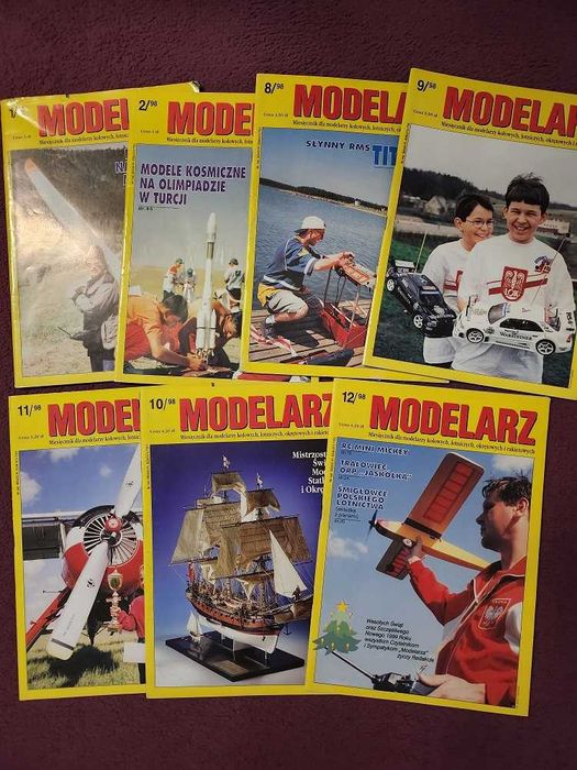 Modelarz miesięcznik rok 1998 7 numerów