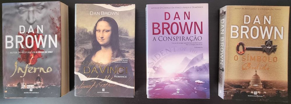 Varios Livros Dan Brow