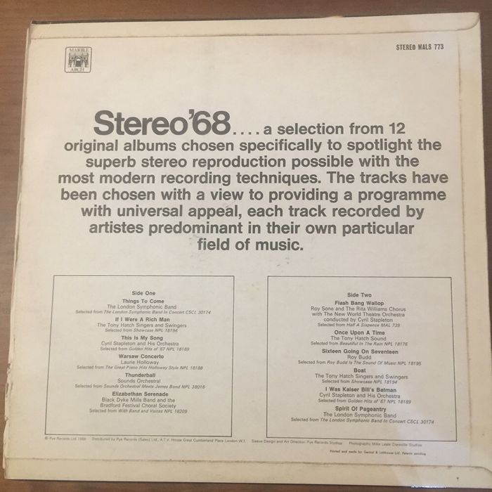 Disco Vinil Stereo 68