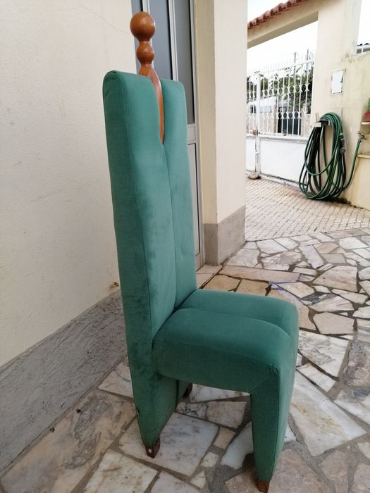 Poltrona única verde