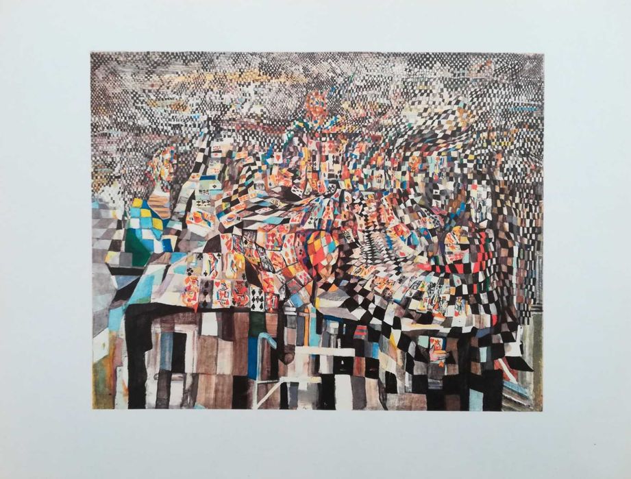 Fotogravura Maria Helena Vieira Da Silva (1908-1992) - Les Jouers de Cartes/Os Jogadores de Cartas