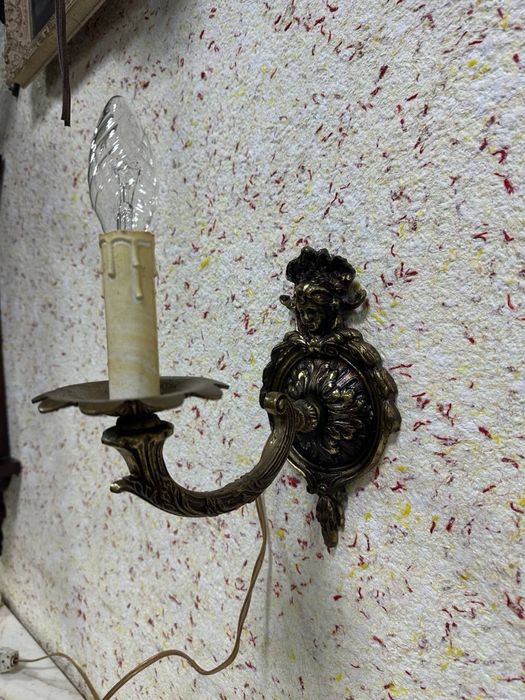 Настінний світильник бра бронза 7560