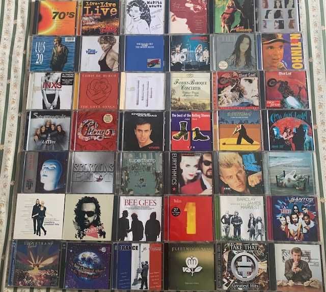 pack 153 cds, de diversos estilos, reggae, kizomba, queen, etc