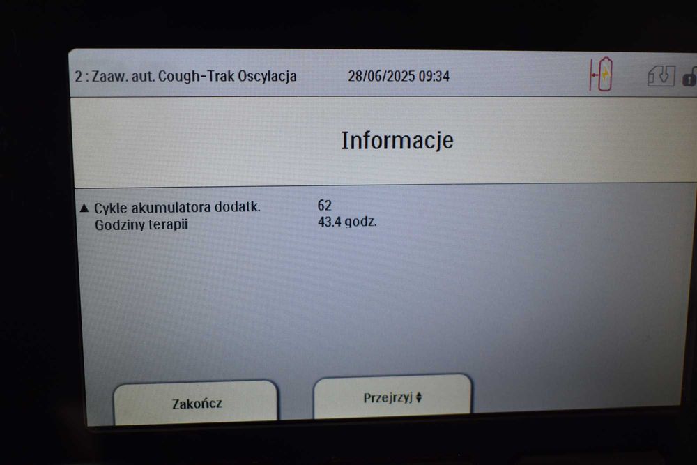 Koflator (asystor kaszlu) PHILIPS CoughAssist T70 – kompletny zestaw