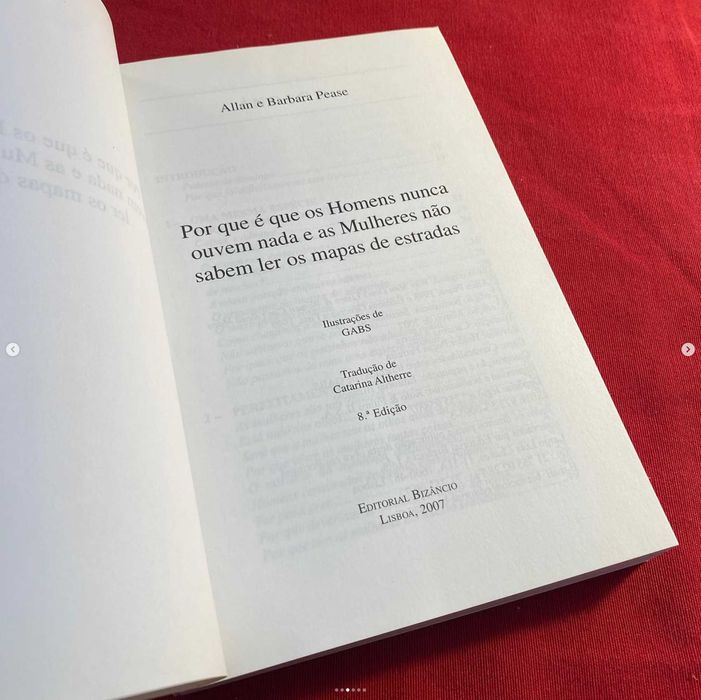 Por que é que os homens nunca ouvem nada e as mulheres não sabem ler..
