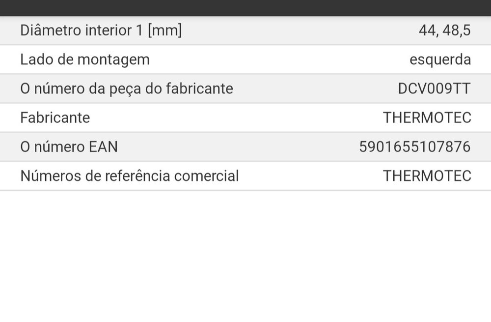 Tubo flexível sobrealimentação volvo v40