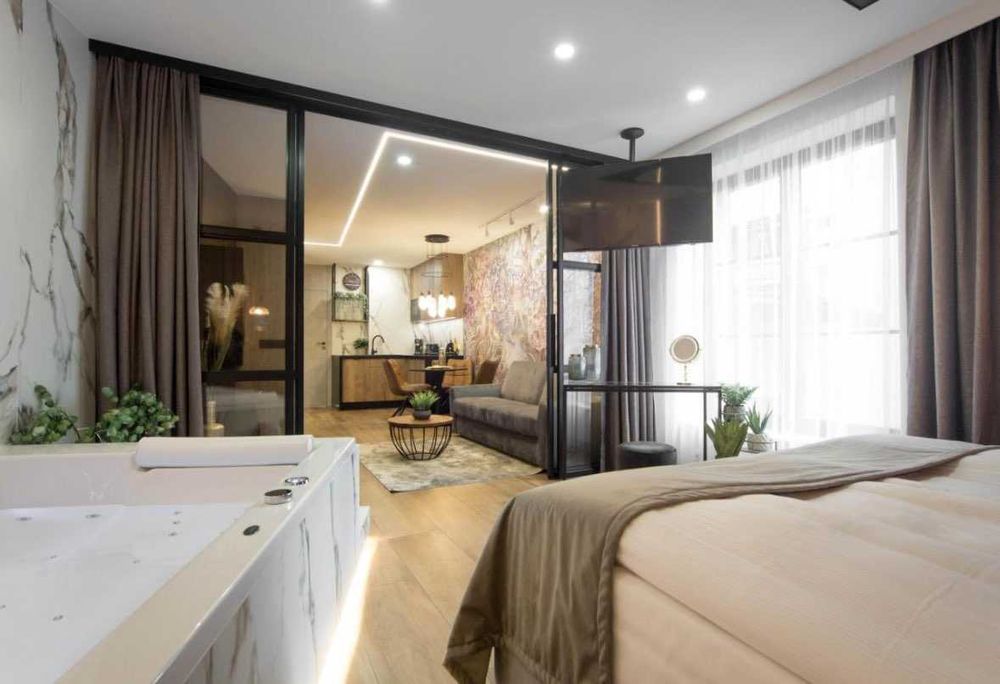 Piękny Apartament z Jacuzzi i Sauną w Centrum Miasta