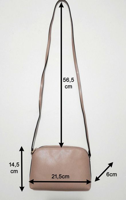 Mala pequena a tiracolo cor-de-rosa claro H&M
