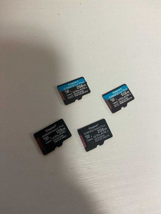 micro sd флешки kingston canvas 128gb 256gb 512gb
