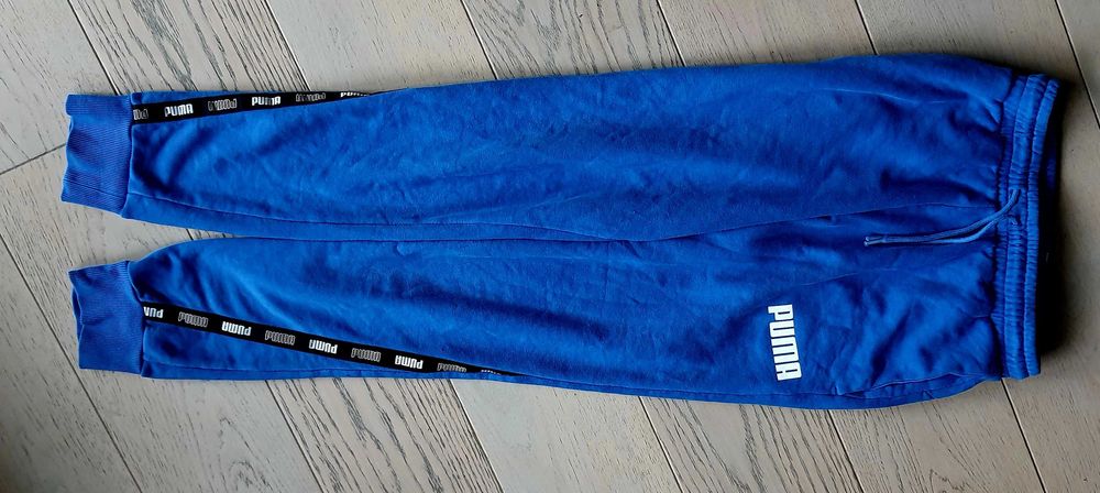 puma tape pants męskie spodnie dresowe rozmiar S