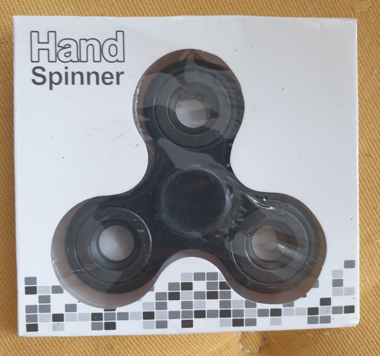 Hand spinner czarny, odstresowujący