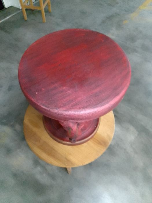 Coluna madeira elefante acento.