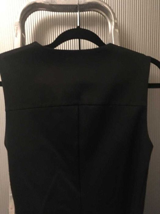 COS tunika bez rękawów z paskiem czarna XS NOWA